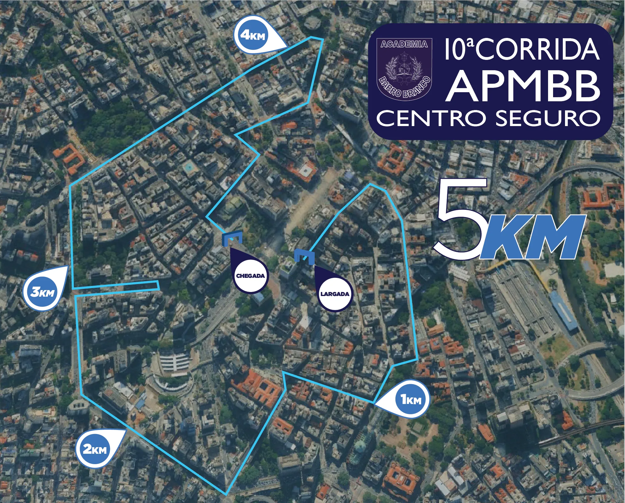 Miniatura do Percurso Corrida 5 km